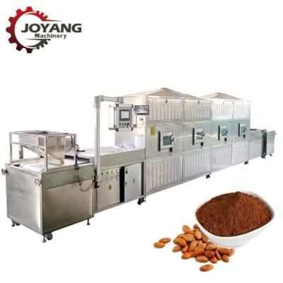 Stainless Steel Cocoa Powder Microwave Drying Sterilization Machine