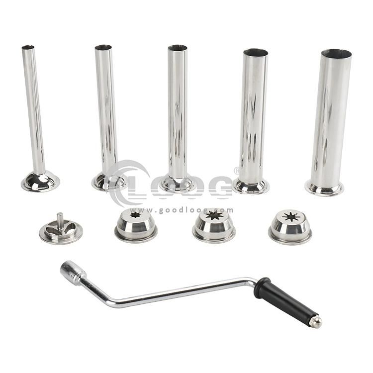 Ce Approved Stainless Steel Mexican Churros Maker Waffle Sausage Making Machine Wholesale Electric Kitchen Equipment Manual Commercial Churro Filling Machine