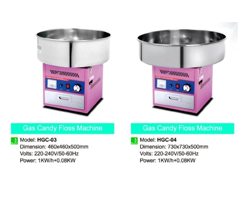 Commercial Use Gas Cotton Candy Machine Candy Floss Maker Hgc-04