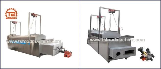 Industrial Gas Heated Frying Machine for Sale