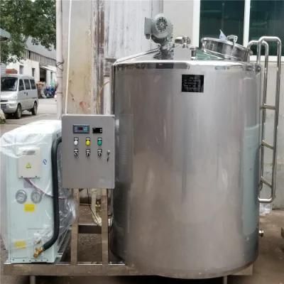 Food Grade Stainless Steel Milk Cooling Storage Vessel Price