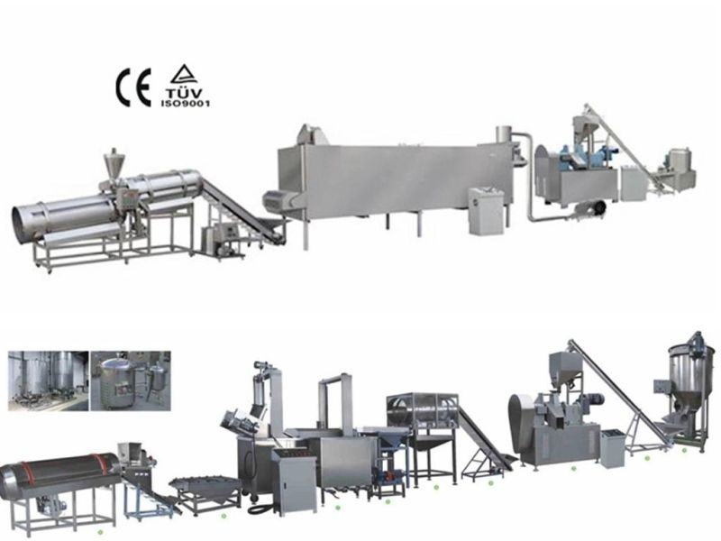 Popular Fried Corn Curls Kurkure Snacks Production Line