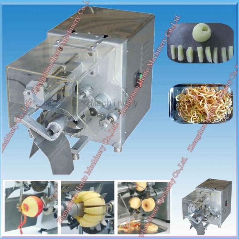 China Automatic Apple Peeling Coring and Cutting Machine