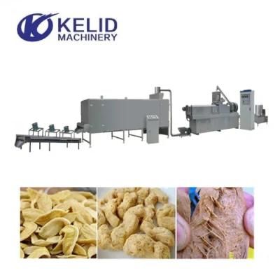 Soya Nuggets Chunks Protein Processing Production Plant