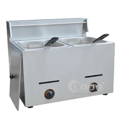 Best Price Superior Quality Double Cylinder Deep Fryer Fries Fryer 2800 PA LPG Gas ...
