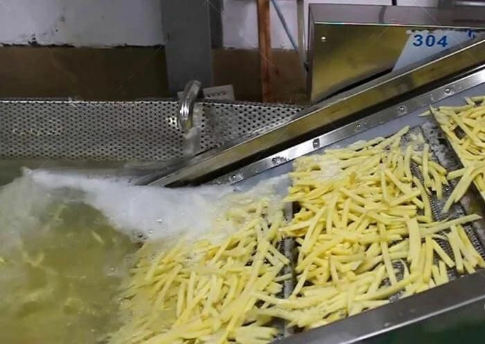 Electric Vegetable Blancher Fresh Potato Chips Blanching Machine