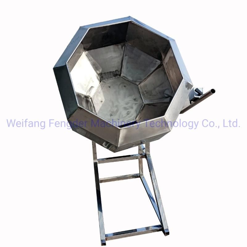 Octagonal Mixer Peanut Seasoning Coating Machine