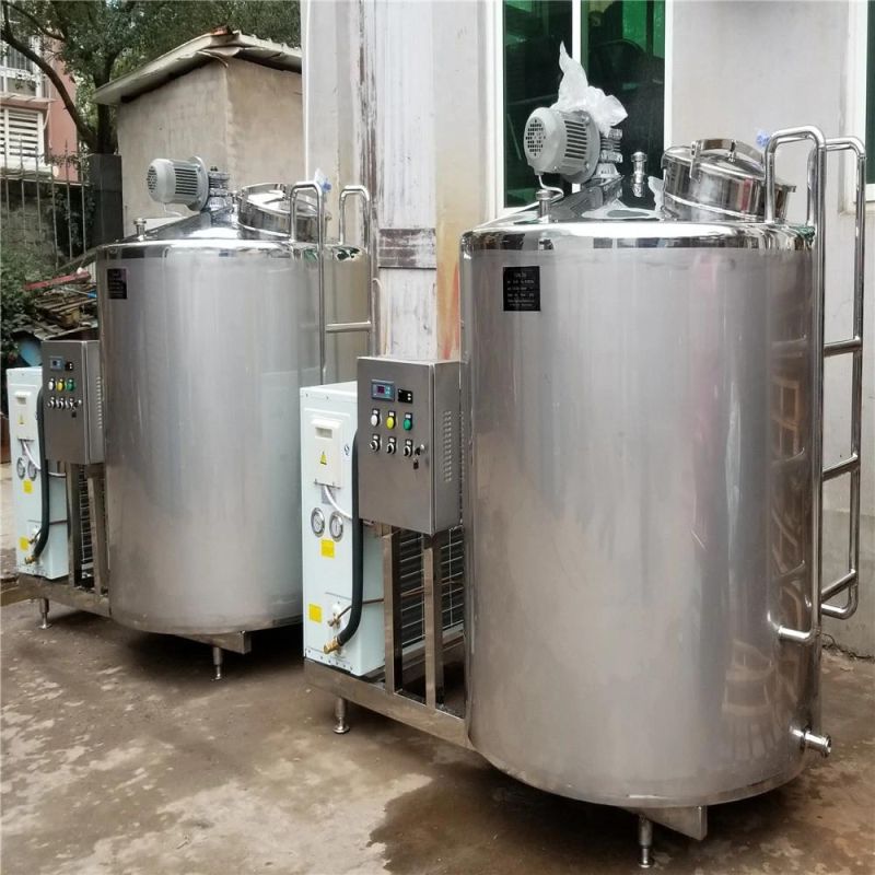 Stainless Steel Insulation Dairy Yogurt Milk Juice Cooling Storage Tank Price