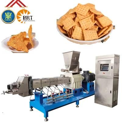 Fried Flour Food Extruder Machine Fried Bugles Snack Wheat Food Frying Production Line