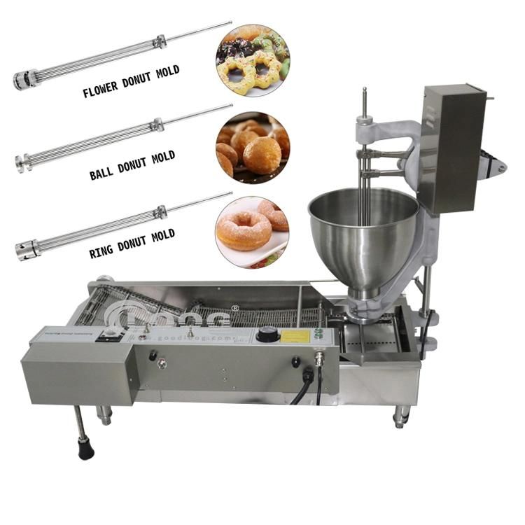 Commercial Mini Donut Egg Waffle Stick Taiyaki Mini Pancake Machine Takoyaki Electric Fryer Crepe Maker Machine Gas Electric Automatic Mini Donut Machine