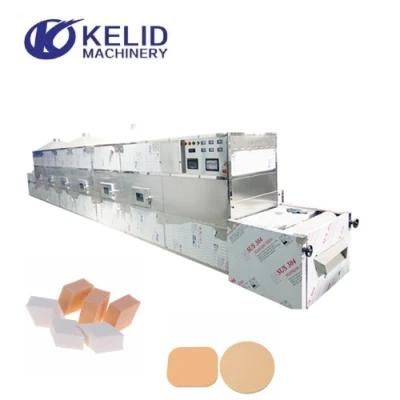 80 Kw Microwave Cosmetic Sponge Drying Sterilizing Machine