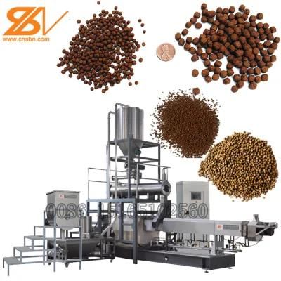 High Quality Dry Type Floating Fish Feed Pellet Extruder Machine From China