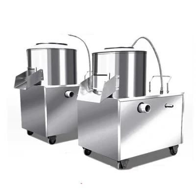 High Quality Potato Chips Cleaning Peeling and Cutting Machine Potato Chip Peeler and ...