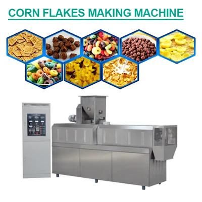 Crunchy Colored Ring Extruder/Rice Crispy Snack Food Machine/Corn Flakes Extrusion ...
