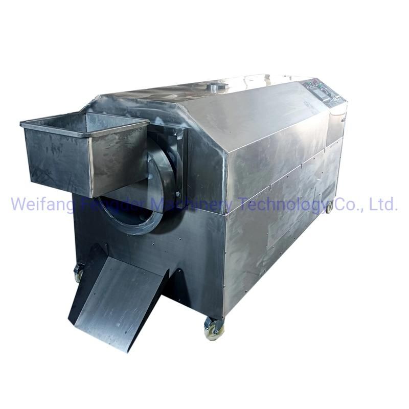 Automatic Peanut/Coffee/Cashew/Sesame/Sunflower Seeds Electromagnetic Heating Roasting Machine