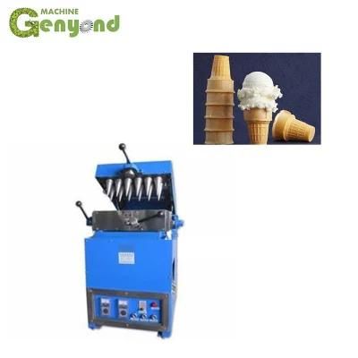 Automatic Ice Cream Waffle Maker Sugar Wafer Cones Baking Making Machine