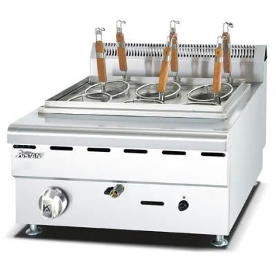 Gh588 Gas Pasta Noodle Cooker Food Warmer with 6 Baskets