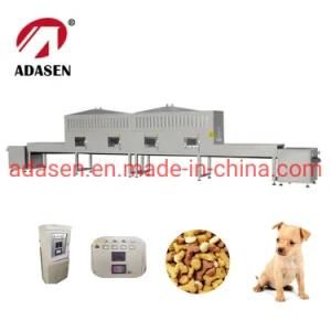 Health and Safety Microwave Drying and Sterilizing Machine for Pet Food and Dog Food
