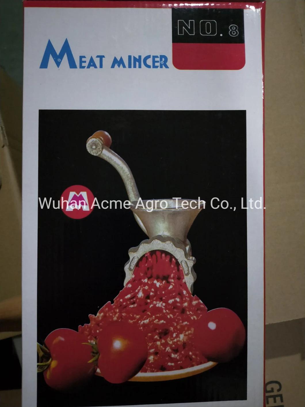 Manual Meat Grinder Mincer with Hand for Sale