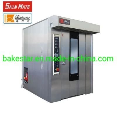 Guanzghou Diesel Burner Bakery Oven 16 32 64 Trays Bread Bakery Rotary Diesel Oven ...