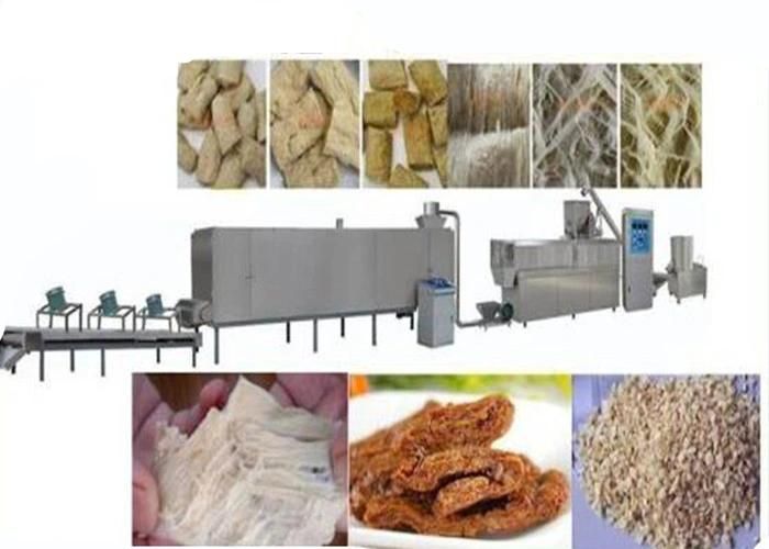 High Fiber Textures Soya Protein Soya Meat Production Line