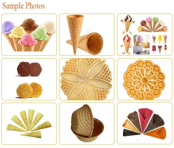 Italian Small Ice Cream Biscuit Cone Machine Pizzelle Maker