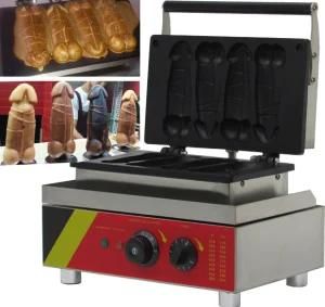 Taiwan Factory Price Penis Shape Waffle Maker, a Piece of Gayke by Electric