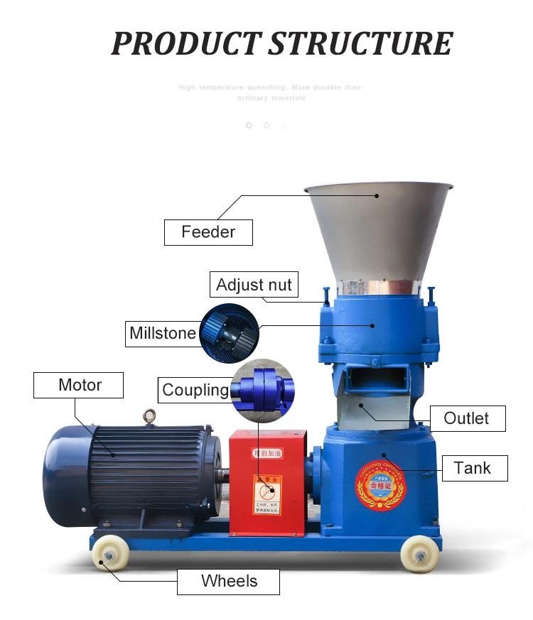 Pellet Feed Machine for Poultry Farms Feed Pelletizer Equipment