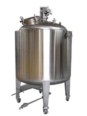 304 316 Stainless Steel Milk Mixing Reactor Tank for Food Industry