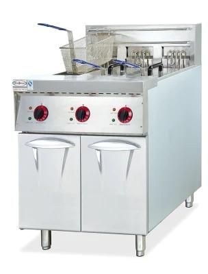 Commercial Vertical Electric Chips Fryer with 3-Tank 3-Basket Df-26-3