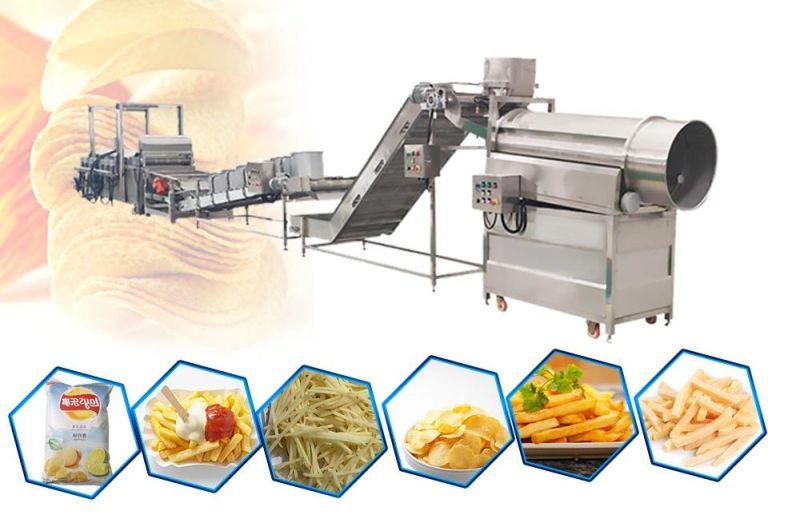 China High Quality Xinxudong Fresh Potato Automatic Chips Making Machine Machine Potato Chips