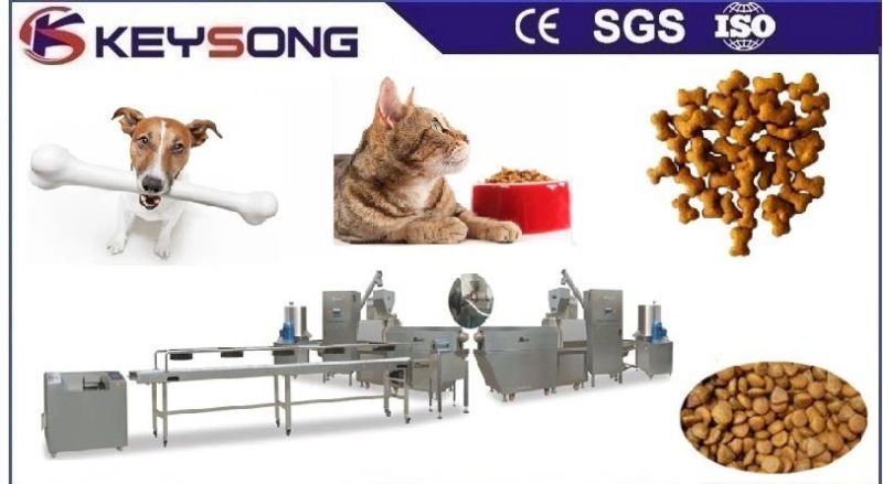 Automatic Dog Pet Food Pellet Feed Production Line Machine