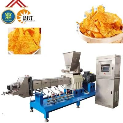 Puff Snack Process Line Food Extruder Machine with Packing Machine Crunchy Puffing Corn ...