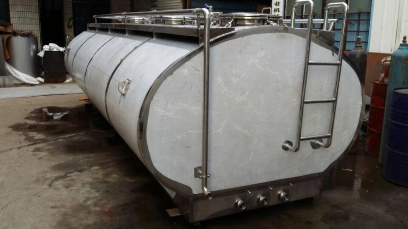 Large Capacity Stainless Steel Juice Milk Transport Tank for Truck