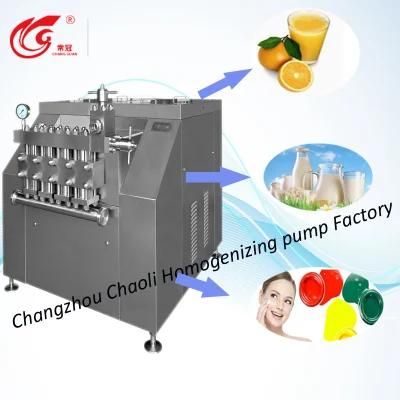 Large, 7000L/H, 25MPa, High Volume, Dairy Homogenizer