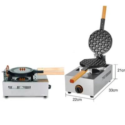 Gh30 Hong Kong Eggettes Egg Cake Maker Puff Bubble Waffle Baker LPG Gas