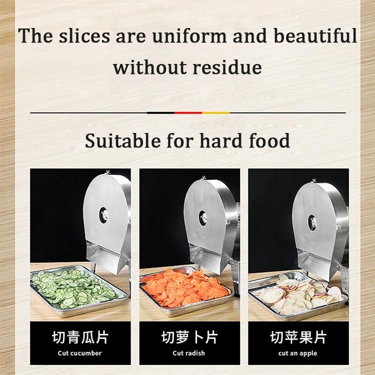 Electric Vegetable Cutter Commercial Vegetable Fruit Chopper Potato Chip Stainless Steel Vegetable Slicer for Kitchen