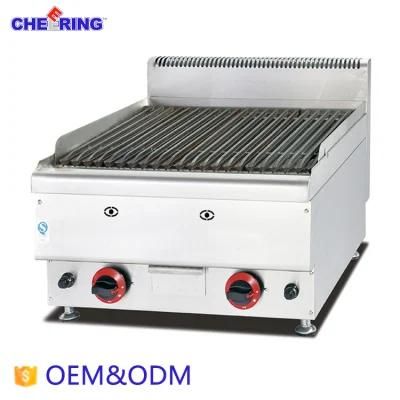 BBQ Counter Top Gas Lava Rock Grill