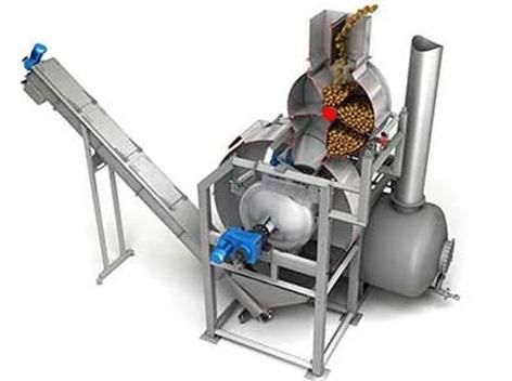 Full Automatic Pure Steam Potato Blanching Peeling Machine