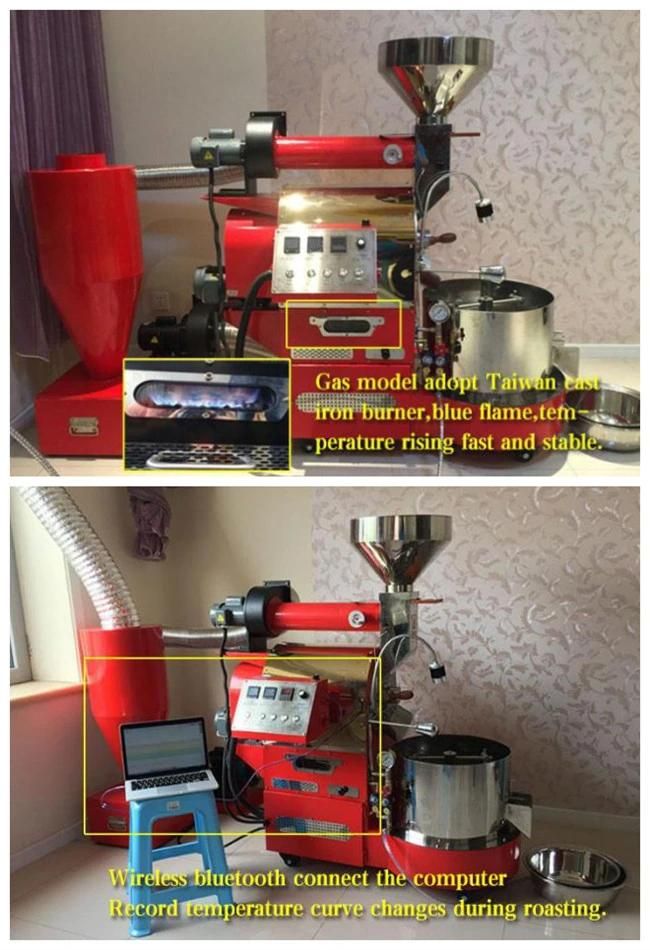 Commercial Use 6kg Coffee Roaster Electric and Gas Drum Coffee Roasting Machines