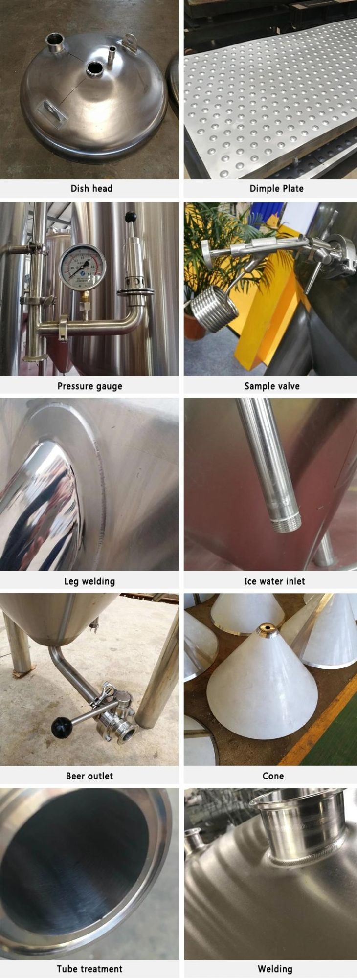 600L Beer Fermentor Tank Storage Tank Made by Zunhuang