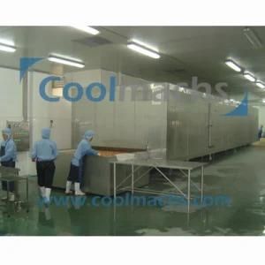 Sardine Freezing Blast Freezer Price Fish Freezer Equipment Seafood IQF Tunnel Freezer ...