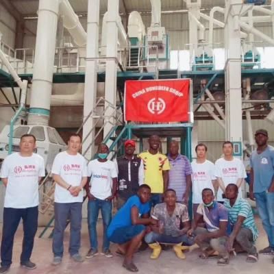 100t/24h Maize Milling Mill for Nigeria Super White Maize Flour