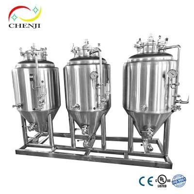 Food Grade Stainless Steel 304 Jacketed Double Layer Heat Preservation Fermenter Price