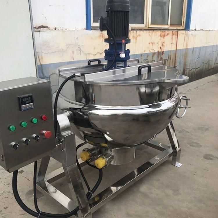 Central Kitchen Equipment Food Machinery Planet Stirring Tilting Sauces Wok Popcorn Furnace