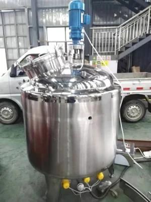 2020 Stainless Steel Jacketed Double Layer Mixing Heating Tank Price