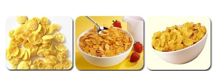 Automatic Puffing Breakfast Cereal Corn Flakes Making Extrusion Machine Price