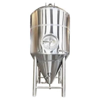 2000L Conical Beer Fermenter Cooling Fermentation Tank Jacketed Fermenter