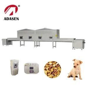 China Supplier Large Scale 1 - 3 T / H Dog Cat Food and Fish Food Microwave Drying and ...