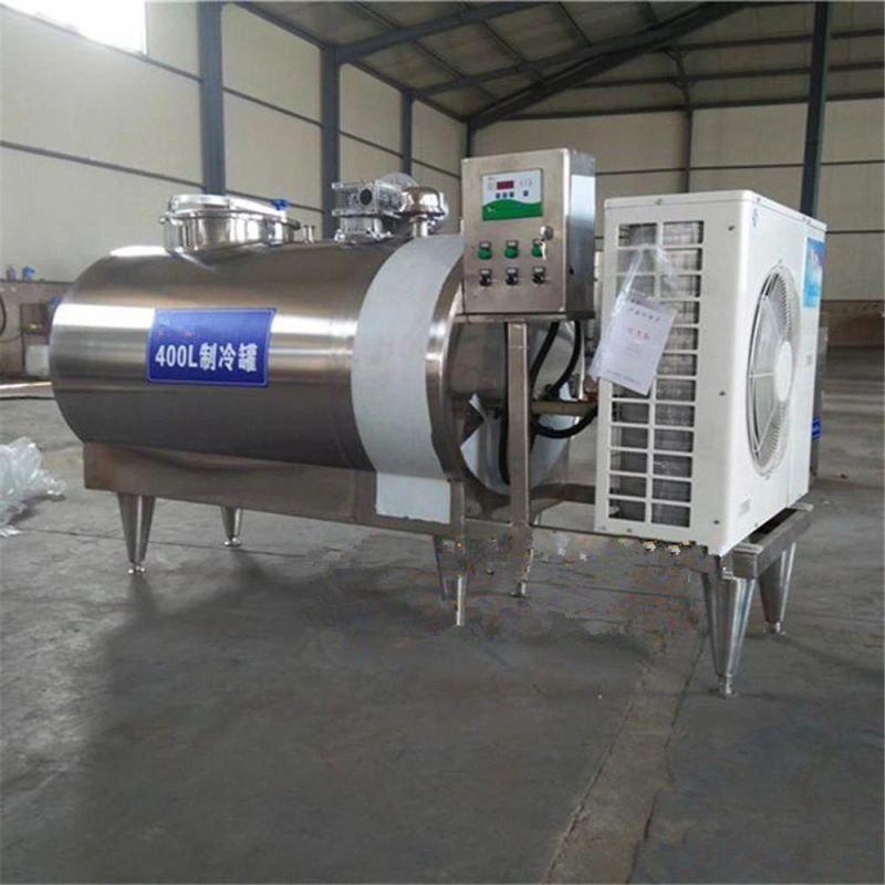 Insulation Air Compressor Installed Milk Cooling Storage Tank Factory